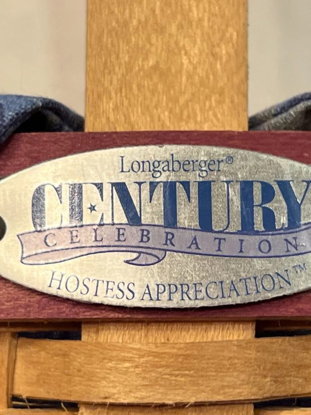 Longaberger 2000 Century Celebration Set of 2 - Collectors Club + Hostess